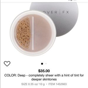 Cover FX matte finishing powder ...deep